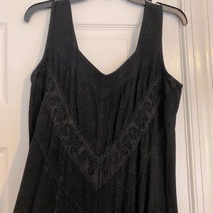 Embroidered Holy Clothing Goth Maxi Dress